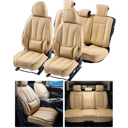 Housses De Siège-Vevor-13 Pcs-Housse De Siège En Simili-Cuir-Design Entièrement Fermé-Voitures Suv Camions