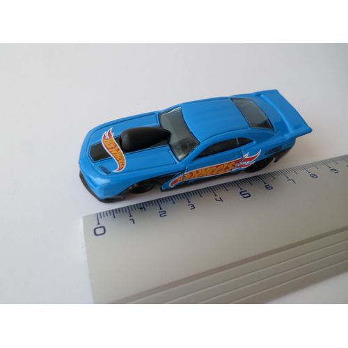 Chevrolet Coupe Modele Camaro Bleu Turbo Noir-Hot Wheels