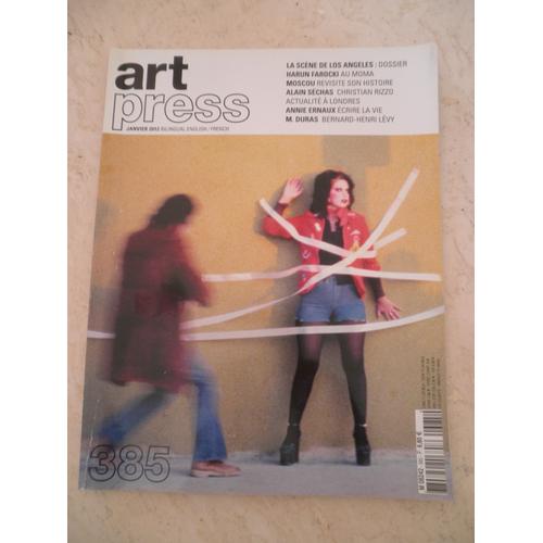 Art Press N° 385 - La Scène De Los Angeles - Harun Farocki - Alain Séchas - Annie Ernaux - M. Duras