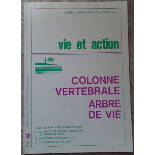 Vie Et Action N°108-Colonne Vertébrale Arbre De Vie