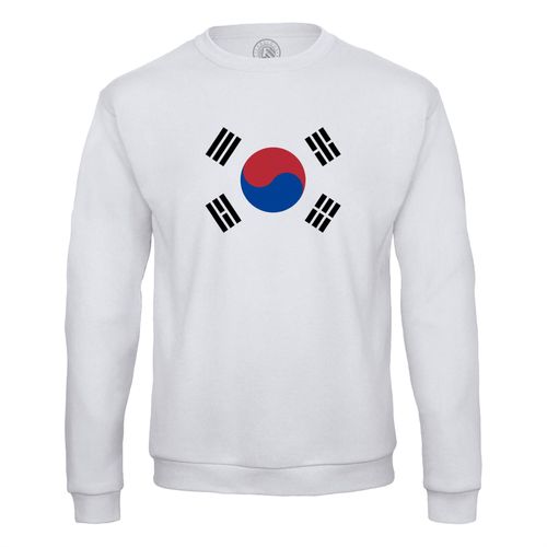 Sweat Shirt Homme Drapeau Coree Du Sud Football Sport Equipe National