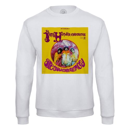 Sweat Shirt Homme Jimi Hendrix Are You Experienced Album Cover Vintage Rock