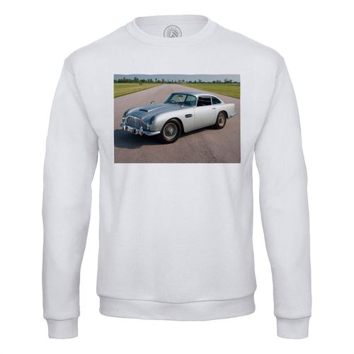 Sweat Shirt Homme Voiture De Sport Ancienne James Bond Classique