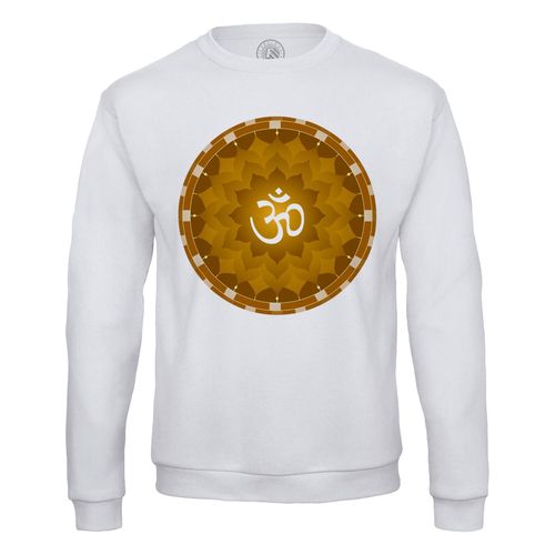 Sweat Shirt Homme Aum Mandala Signe Sacre Inde Lumiere Hindouisme