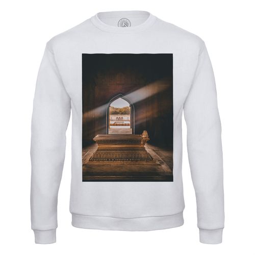 Sweat Shirt Homme Tombe De Safdarjung À New Dheli Sanctuaire Art Indien