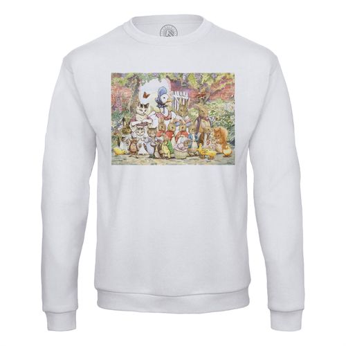 Sweat Shirt Homme Lapin Chatons Canards Mignon Illustration Enfant Beatrice Potter