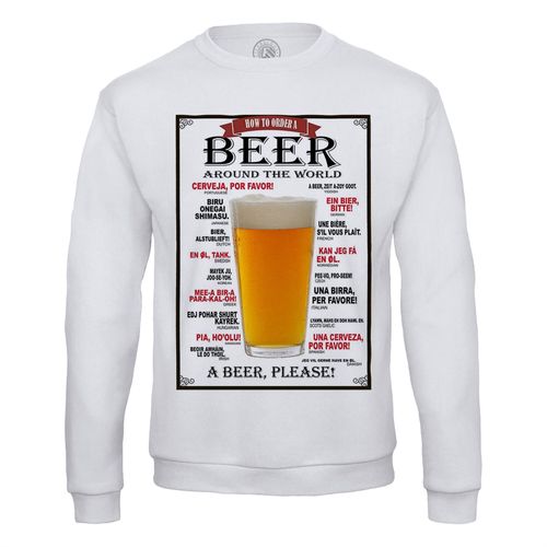 Sweat Shirt Homme Comment Commander De La Bière Dans Le Monde