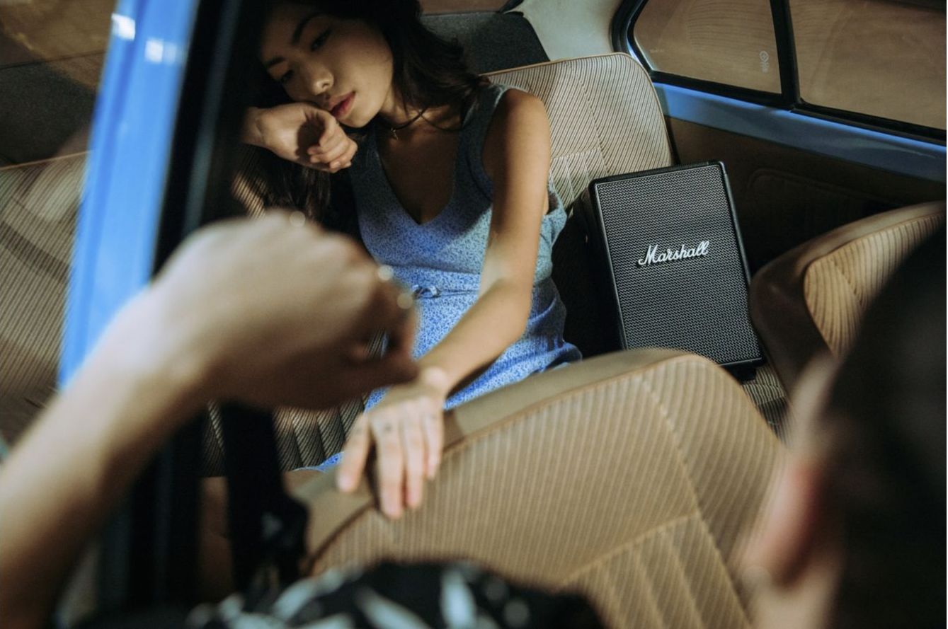 Enceinte portable Marshall Tufton Black & Brass image 2 | Rakuten
