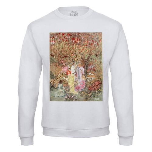 Sweat Shirt Homme Les Jardin Du Paradis Les Contes D'andersen Illustration