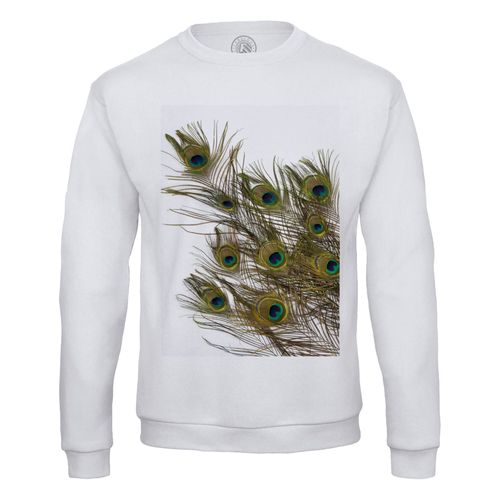 Sweat Shirt Homme Plumes De Paon Oiseau
