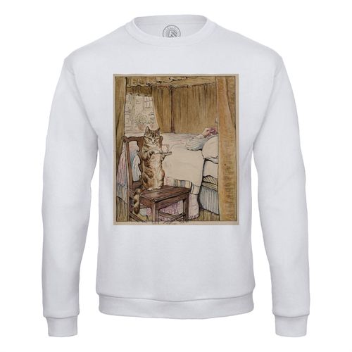Sweat Shirt Homme Chat Tasse De The Illustration Enfant Beatrice Potter