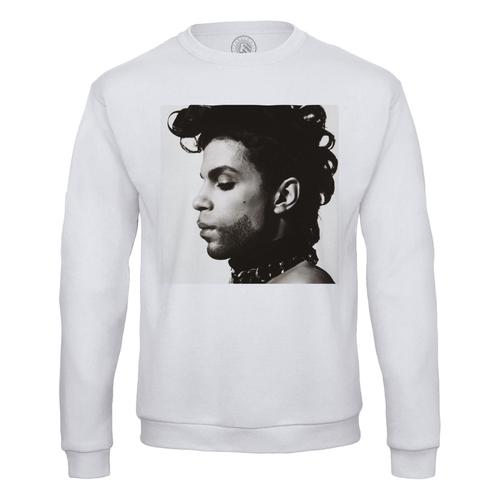 Sweat Shirt Homme Prince Profile Style Chanteur Funk Pop Star Celebrite