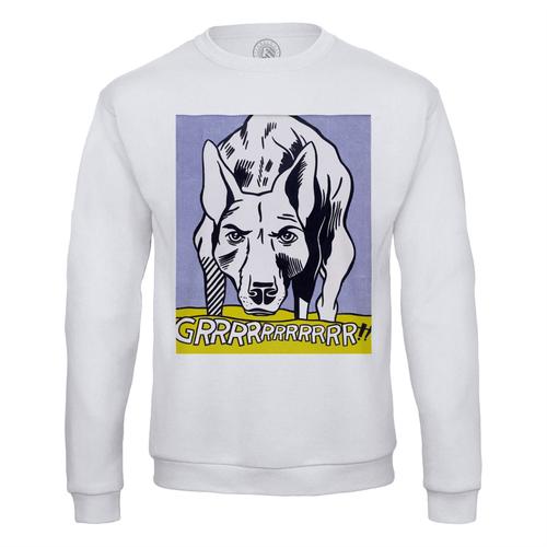 Sweat Shirt Homme Grrrr / By Roy Lichtenstein / Pop Art / Comics