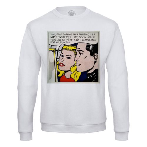 Sweat Shirt Homme Masterpiece / Par Roy Lichtenstein / Pop Art / Comics