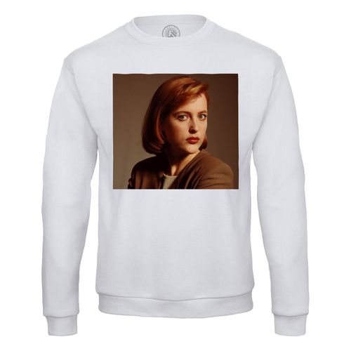 Sweat Shirt Homme Gillian Anderson The X Files Portrait Fbi Science Fiction