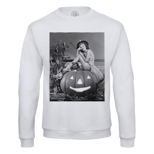 Sweat Shirt Homme Anne Nagel Sexy Retro Sorciere Actrice 50's Cinema Vintage