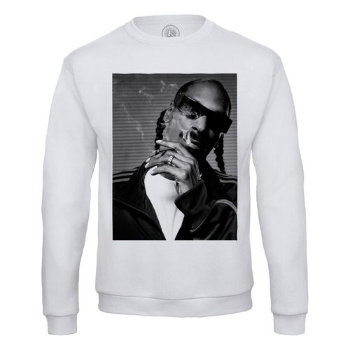 Sweat Shirt Homme Snoop Dogg Fume Portrait Style Rap Hip Hop Producer Legende