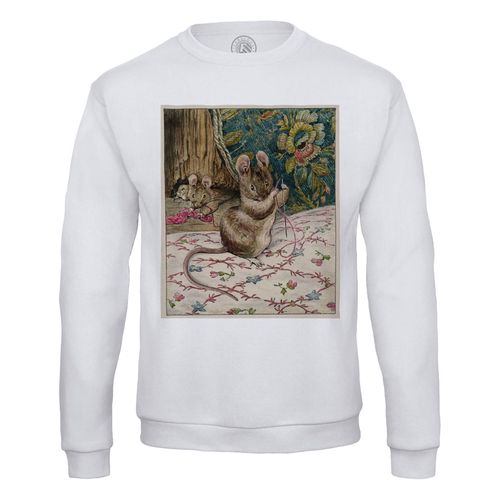 Sweat Shirt Homme Famille Souris Couture Illustration Enfant Beatrice Potter