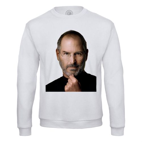 Sweat Shirt Homme Steve Jobs Pensif Ceo Couleur