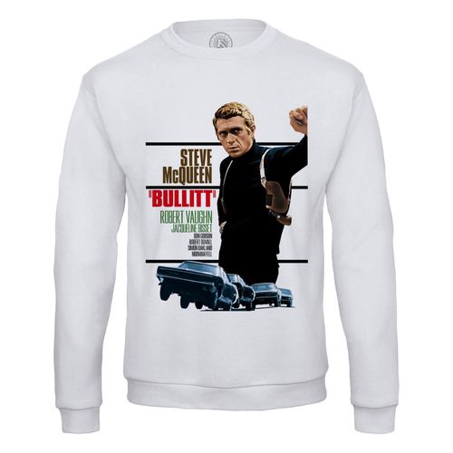 Sweat Shirt Homme Affiche De Film / Bullit / Steve Mc Queen