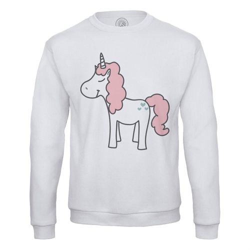 Sweat Shirt Homme Licorne Illustration Fille Enfant Dessin Mignon