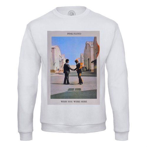 Sweat Shirt Homme Pink Floyd Wish You Were Here Album Cover Rock 70's