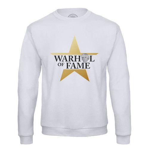 Sweat Shirt Homme Warhol Of Fame Jeu De Mot Humour Art