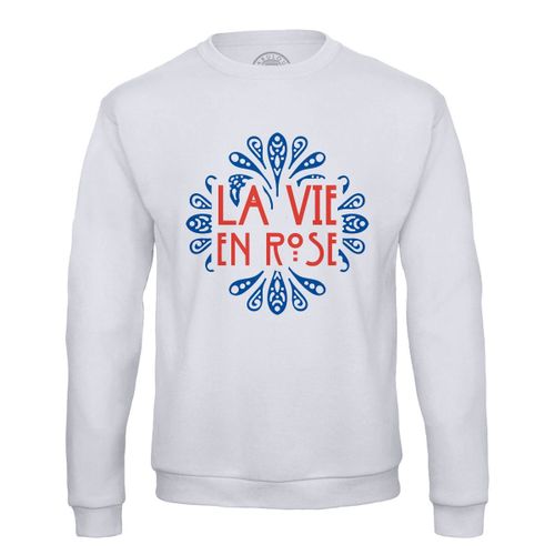Sweat Shirt Homme La Vie En Rose Vintage Luxe Rétro Chic Français