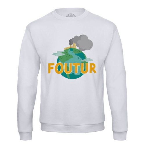Sweat Shirt Homme Foutur Ecologie Futur Nature Planète
