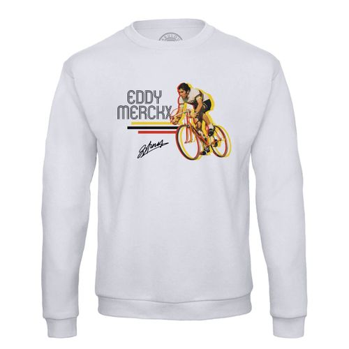 Sweat Shirt Homme Eddy Merckx Vintage Vélo France Cyclisme Tour