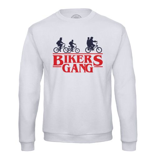 Sweat Shirt Homme Bikers Gang Vélo Serie Parodie Science Fiction