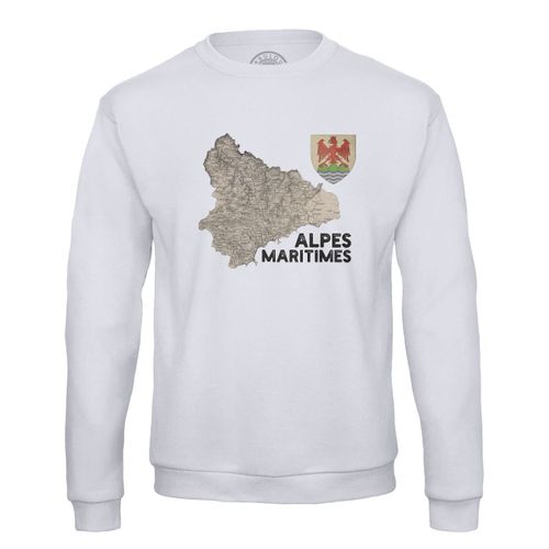 Sweat Shirt Homme Alpes Maritimes 05 Département Gap Carte Ancienne Rare