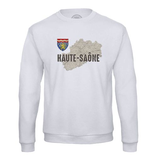 Sweat Shirt Homme Haute Saône 70 Département Carte Ancienne Bourgogne
