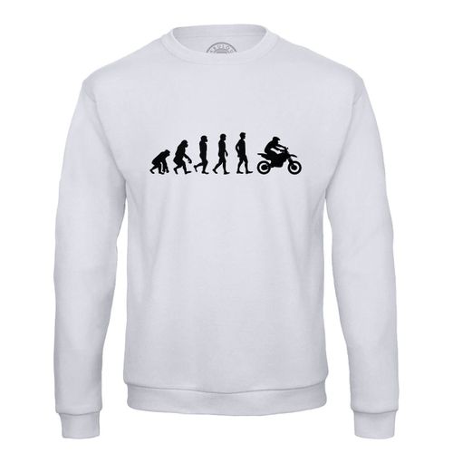 Sweat Shirt Homme Evolution Motocross Motard Moto Dirt Bike