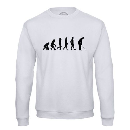 Sweat Shirt Homme Evolution Golf Passion Loisir Sport Athlète