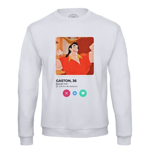 Sweat Shirt Homme Gaston La Belle Et La Bete Réseau Social Rencontre Parodie