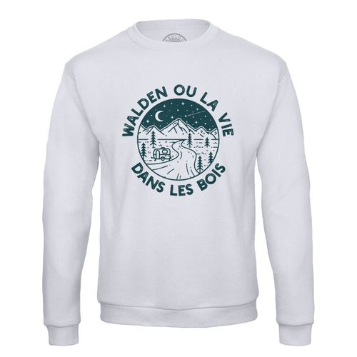Sweat Shirt Homme Walden Ou La Vie Dans Les Bois Voyage Aventure