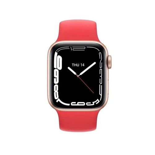 Montre Connectée I8 Pro Max Pour Homme Et Femme,Bracelet De Dehors Avec Moniteur D'activité Physique,Cadran,Cadeau Pour Apple Phone Pk Iwo 27 X8 T500 - Type Rouge-With Original Box