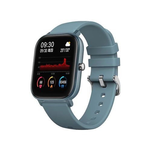 Montre Connectée P8 Pour Les Hommes Et Les Femmes,Écran Tactile De 1.4 Pouces,Moniteur D'activité Physique,De Pression Artérielle Et De Musique,Prend En Charge Les Appels Téléphoniques - Type Bleu