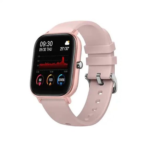 Montre Connectée P8 Pour Les Hommes Et Les Femmes,Écran Tactile De 1.4 Pouces,Moniteur D'activité Physique,De Pression Artérielle Et De Musique,Prend En Charge Les Appels Téléphoniques - Type Rose
