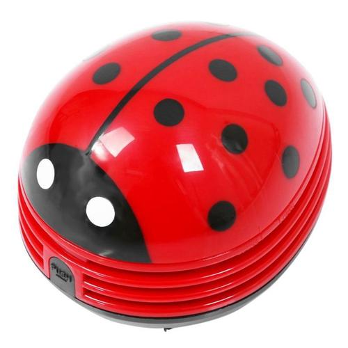 Mini aspirateur de table à motif coccinelle, nettoyeur de poussière à piles