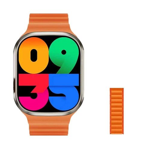 Montre Connectée Hk9 Ultra 2 Amoled Pour Homme,Appareil Mise À Niveau,Chatgpt,Ndavid,2 Go,Dean Dynamic Island,Ai,Pour Android,Ios,2024 - Type Apline Orange