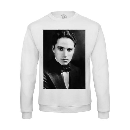 Sweat Shirt Homme Photo De Star Célébrité Charlie Chaplin Acteur Vieux Cinéma Original 9