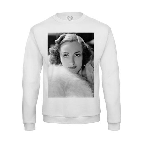 Sweat Shirt Homme Photo De Star Célébrité Joan Crawford Actrice Vieux Cinéma Original 10