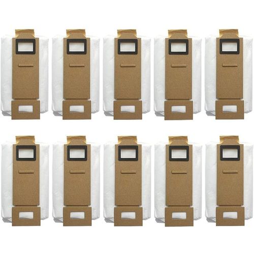 Lot de 10 sacs à poussière de rechange pour Xiaomi Roborock T7S T7plus T7Splus S7