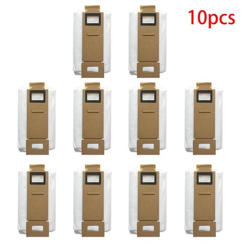 10 pièces sacs à poussière Pour aspirateur Xiaomi Roborock T7S T7S Plus S7 S7 Plus l'outil de nettoyage de la balayeuse domestique