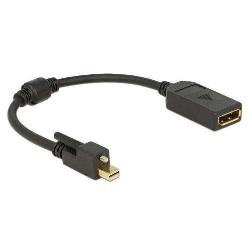 Delock 62638 Câble Displayport 0,25 M Mini Displayport Noir
