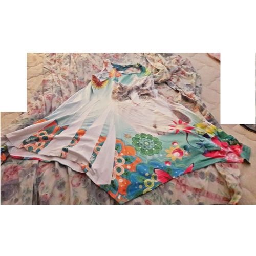 Robe Estivale Chats Strass Taille 12 Ans ..