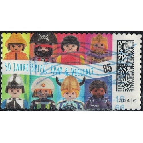 Allemagne 2024 Oblitéré Used Figurines Jouets Playmobil Y&t De 3599 Su