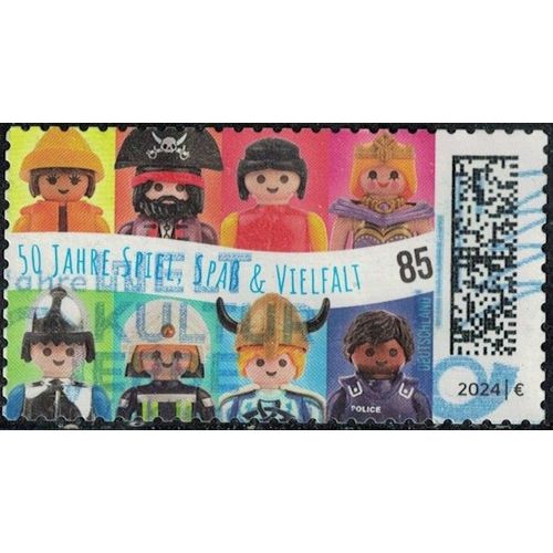 Allemagne 2024 Oblitéré Used Figurines Jouets Playmobil Y&t De 3599 Su